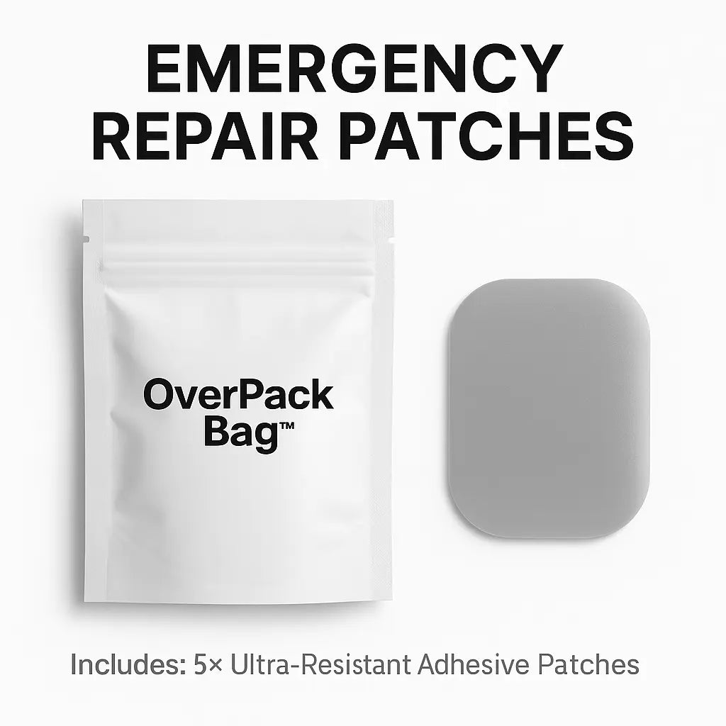 Emergency Repair Patches – Save Your Bag in Seconds OverPackBag™